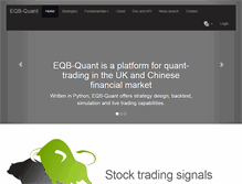 Tablet Screenshot of ctxalgo.com
